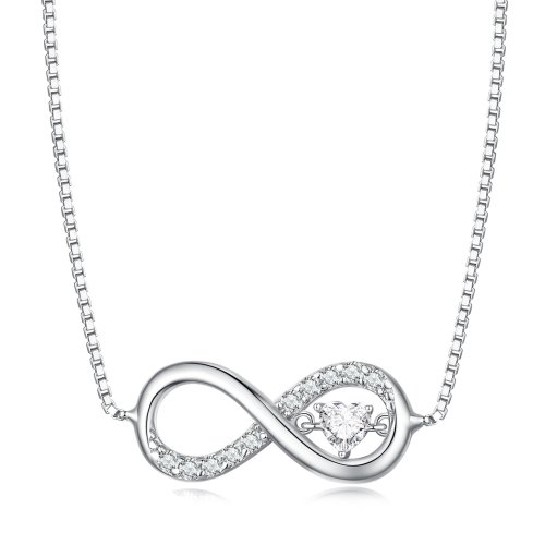 Collar estilo Pandora Infinity - BSN276 Collar estilo Pandora Infinity - BSN276