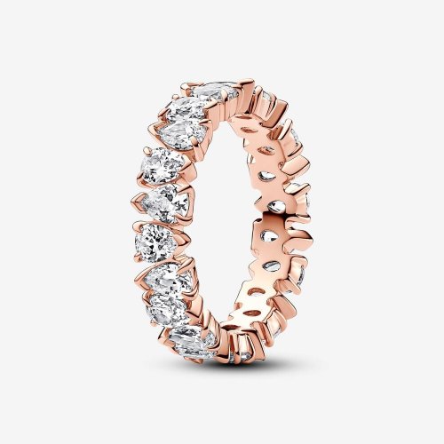 Anillo Pandora Banda Brillante Alterna - 183021C01
