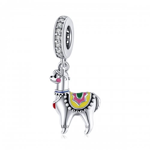 Estilo Pandora Plata Lindo Colgante de Alpaca - SCC1737 Estilo Pandora Plata Lindo Colgante de Alpaca - SCC1737