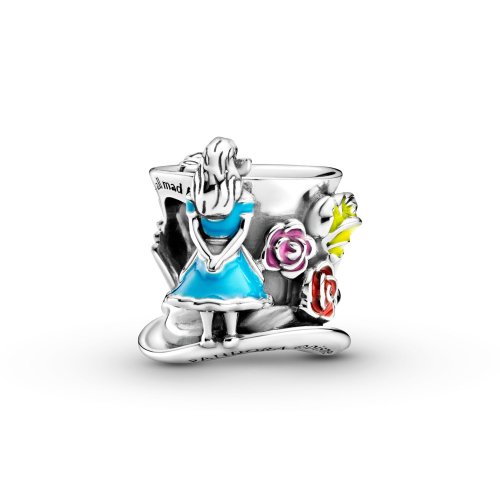 PANDORA Disney Alicia en el País de las Maravillas y el Charm de la Fiesta del Té del Sombrerero Loco - 799348C01