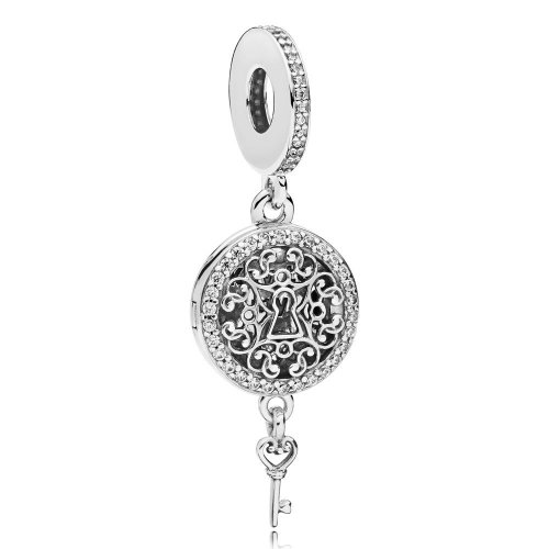 Charm colgante en plata de ley Llave del Amor Real - PANDORA
