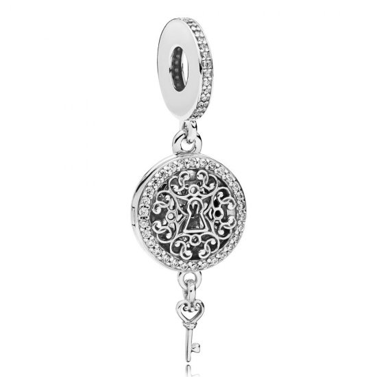 Charm colgante en plata de ley Llave del Amor Real - PANDORA - Haga click en la imagen para cerrar
