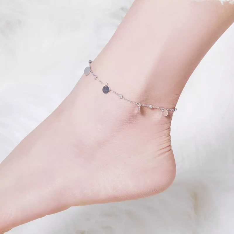 (imagen para) Pulsera de memoria plateada al estilo de Pandora - SCT011 - Ver 3