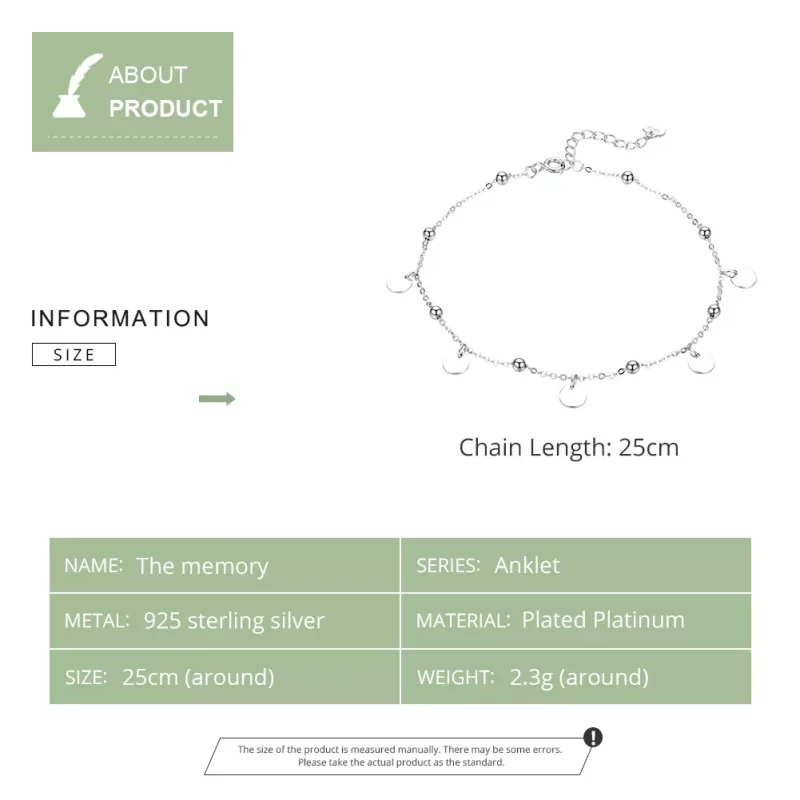 (imagen para) Pulsera de memoria plateada al estilo de Pandora - SCT011 - Ver 5