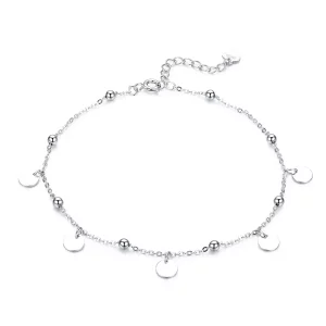 (imagen para) Pulsera de memoria plateada al estilo de Pandora - SCT011