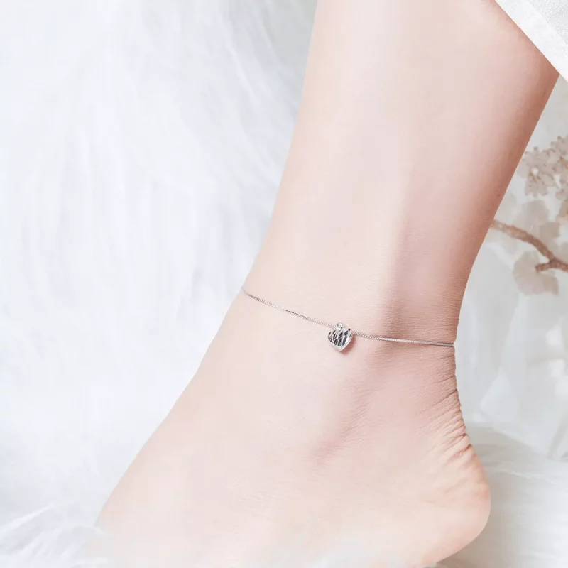 (imagen para) Tobillera Pandora Estilo Plata Hermoso Amor - SCT013 - Ver 2