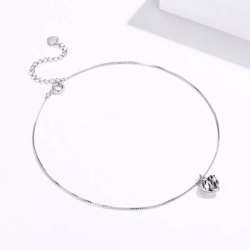 (imagen para) Tobillera Pandora Estilo Plata Hermoso Amor - SCT013 - Ver 3