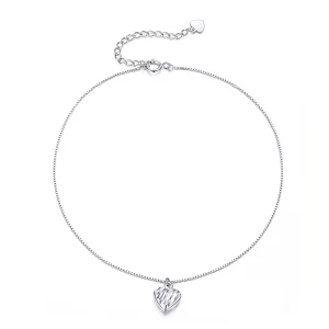 (imagen para) Tobillera Pandora Estilo Plata Hermoso Amor - SCT013