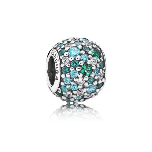 Charm pavé Mosaico del Océano - PANDORA Charm pavé Mosaico del Océano - PANDORA