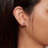 Pendientes de estilo Pandora con mariquitas - SCE1634
