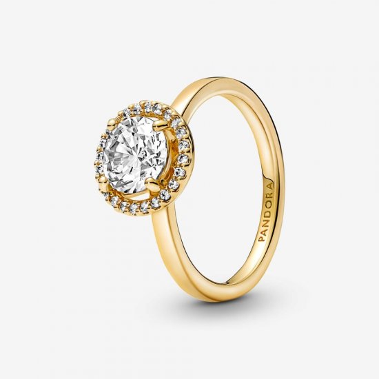 Anillo Pandora Halo Redondo Brillante - 161234C01 - Haga click en la imagen para cerrar