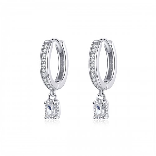 Aros de Amor con Circonitas al Estilo Pandora - BSE157