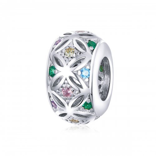 Charm de Estilo Pandora en Plata con Colores - BSC224
