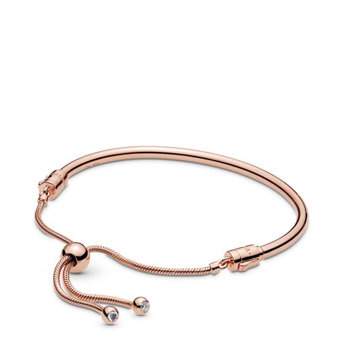 Pulsera Moments en Pandora Rose Rígida cierre deslizante - 587953CZ