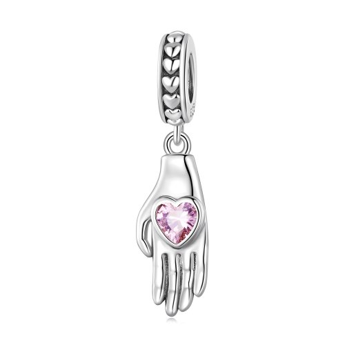 Pendiente de estilo Pandora con colgante de palma - SCC2388
