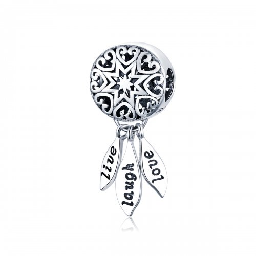 Pulsera de estilo Pandora en plata con el charm de la vida - SCC1128
