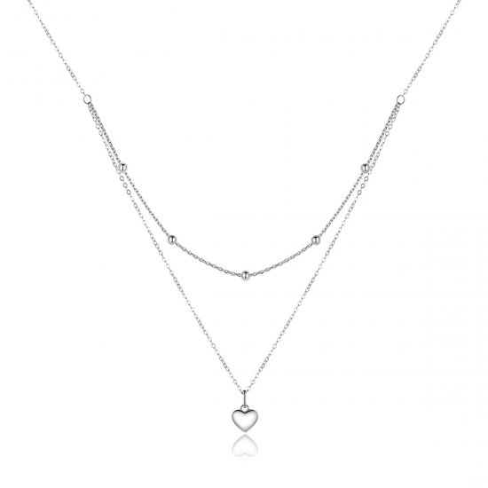 Collar de amor estilo Pandora - BSN168 - Haga click en la imagen para cerrar
