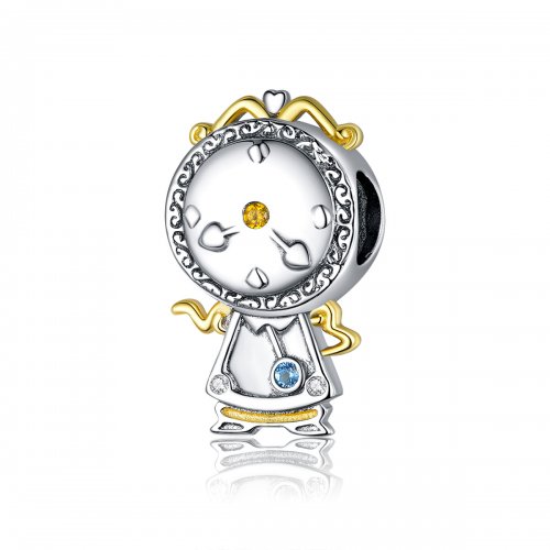 Charm estilo Pandora con reloj mágico - BSC320