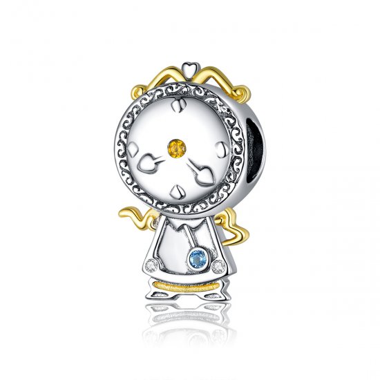 Charm estilo Pandora con reloj mágico - BSC320 - Haga click en la imagen para cerrar