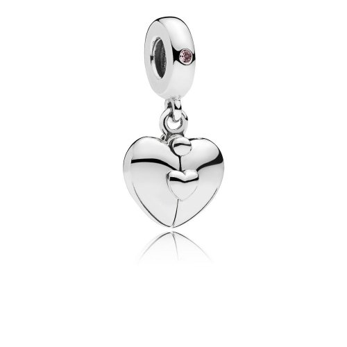 Charm colgante en plata de ley Candado Familiar - PANDORA
