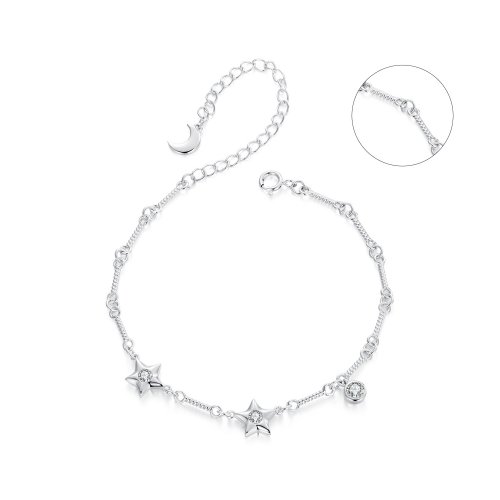Pulsera con estrella estilo PANDORA - SCB278