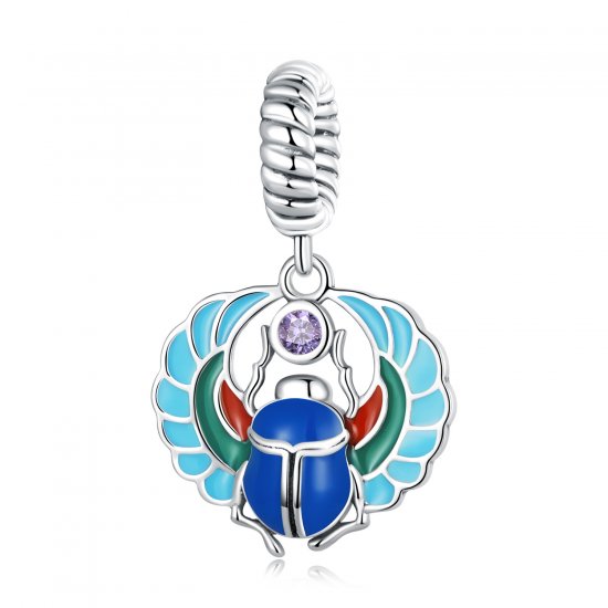 Dije colgante de estilo Pandora con diseño de piraña - SCC2385 - Haga click en la imagen para cerrar