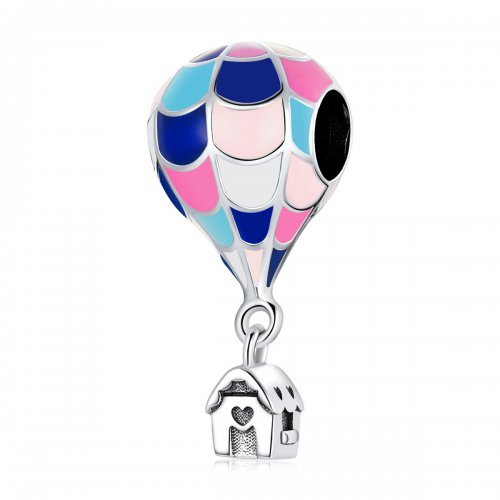 Charm estilo Pandora de globo aerostático de ensueño - BSC545