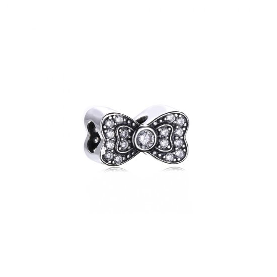 Charm en plata de ley Pajarita PANDORA - Haga click en la imagen para cerrar