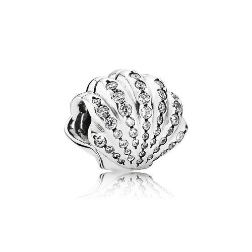 Charm en plata de ley Concha de Ariel - PANDORA