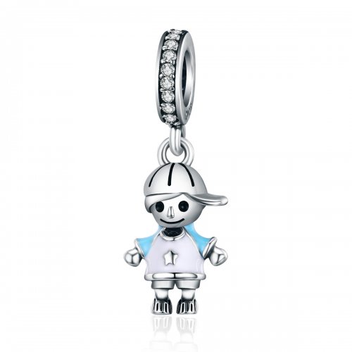 Pandora Style Plata Perfecta Vida Pequeño Bebé Niño Dangle - SCC544