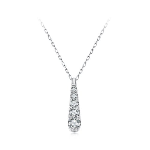 Collar con gota de agua y temperamento estilo PANDORA - BSN399