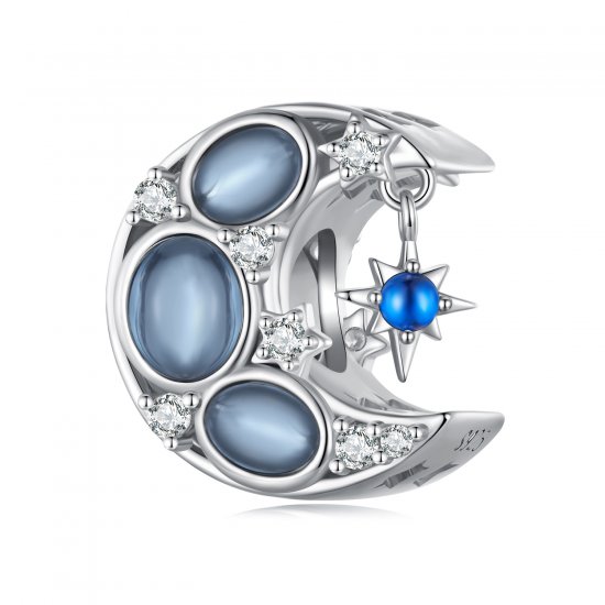 Charm Luna al estilo Pandora - BSC872 - Haga click en la imagen para cerrar