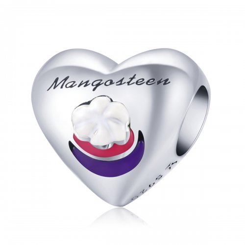Charm de estilo Pandora con amor de mangostán - SCC1954