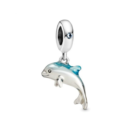 PANDORA Charm Colgante de Delfín Brillante - 798947C01 - Haga click en la imagen para cerrar
