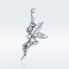 Pendiente colgante de hada de flores blancas de estilo Pandora - SCC359