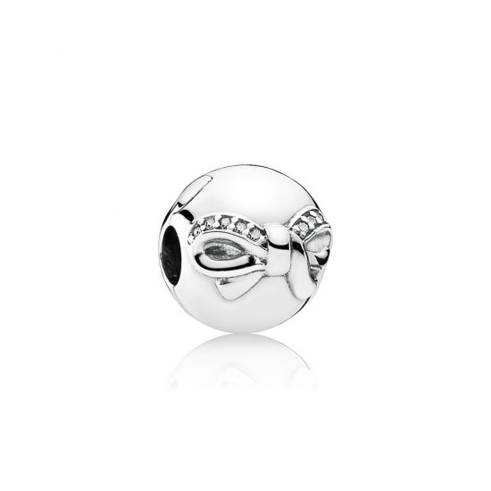 Dainty Bow Charm - PANDORA - Haga click en la imagen para cerrar