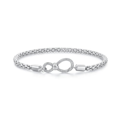 Pulsera básica de cadena estilo Pandora con símbolo infinito - SCB260