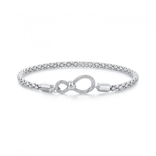Pulsera básica de cadena estilo Pandora con símbolo infinito - SCB260 - Haga click en la imagen para cerrar