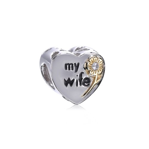Charm en plata de ley Mi mujer PANDORA
