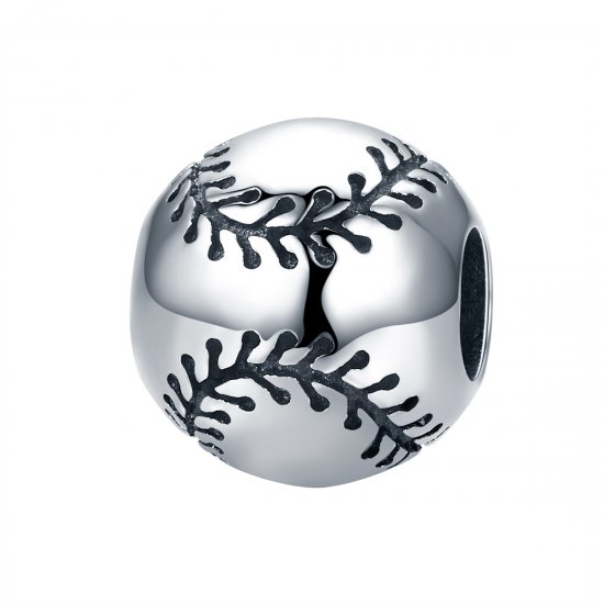 Charm de plata estilo Pandora con pasión por el béisbol - SCC449 - Haga click en la imagen para cerrar