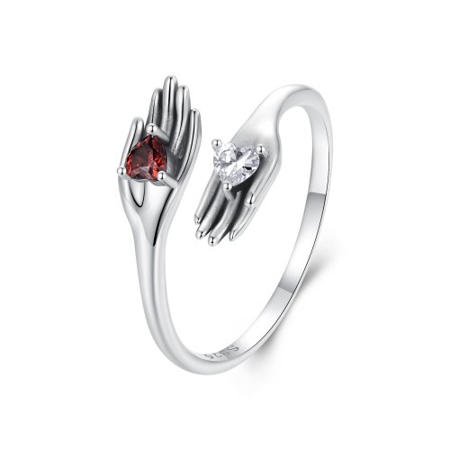 Anillo guardián del amor y la sinceridad estilo PANDORA - SCR1048-E