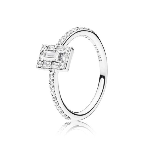 Anillo PANDORA en plata de ley Hielo Luminoso - 197541CZ