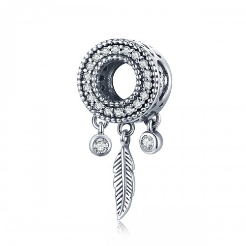 Charm estilo Pandora de plata con diseño de cielo estrellado - SCC730