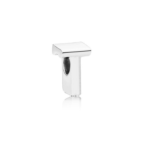 Charm en plata de ley Letra T - PANDORA