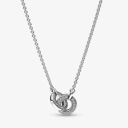 Collar colgante Pandora Signature Intertwined Pavé - 392736C01-45