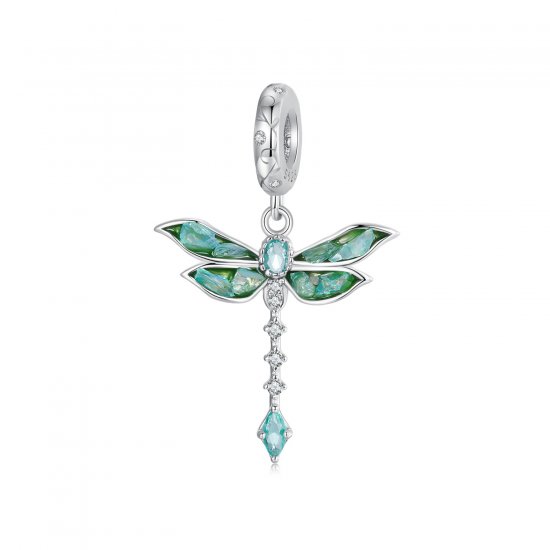 Colgante de libélula verde estilo PANDORA - BSC983 - Haga click en la imagen para cerrar