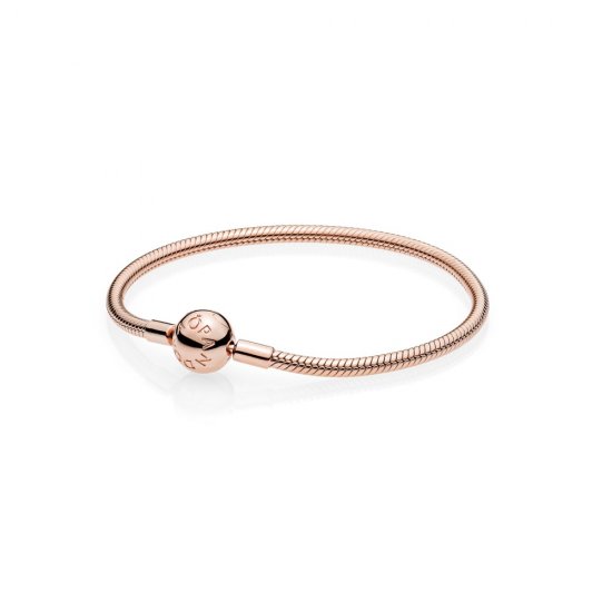 Pulsera Moments PANDORA Rose sin Oro Rosa para charms - 580728 - Haga click en la imagen para cerrar