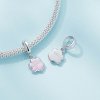 Estilo Pandora Mini Colgante Garra de Gato Blanco - SCC2476-A