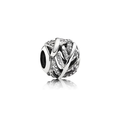 Charm Micro Pavé Pluma - PANDORA