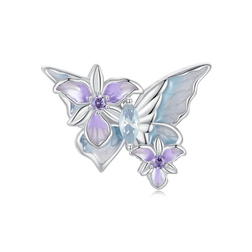 Charm de mariposa iris estilo PANDORA - BSC1030